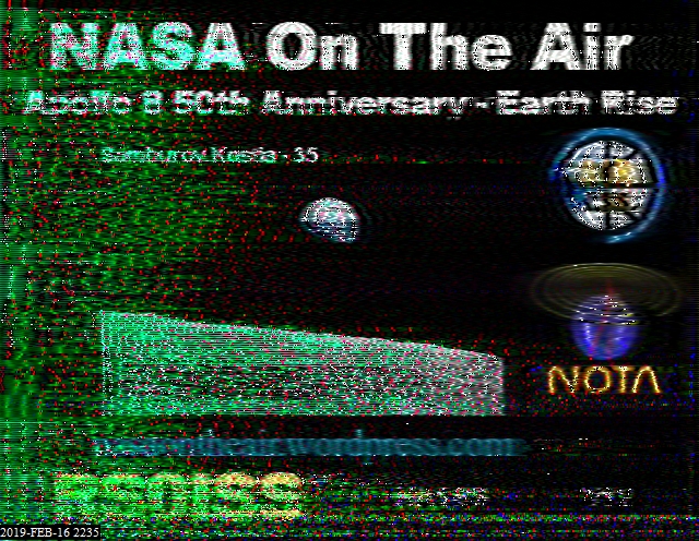 ISS SSTV Image 11